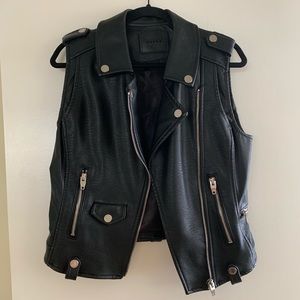 Blank NYC vegan leather vest